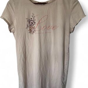 Vintage 90s Victoria's Secret Tan Relaxed Short Sleeve Tee